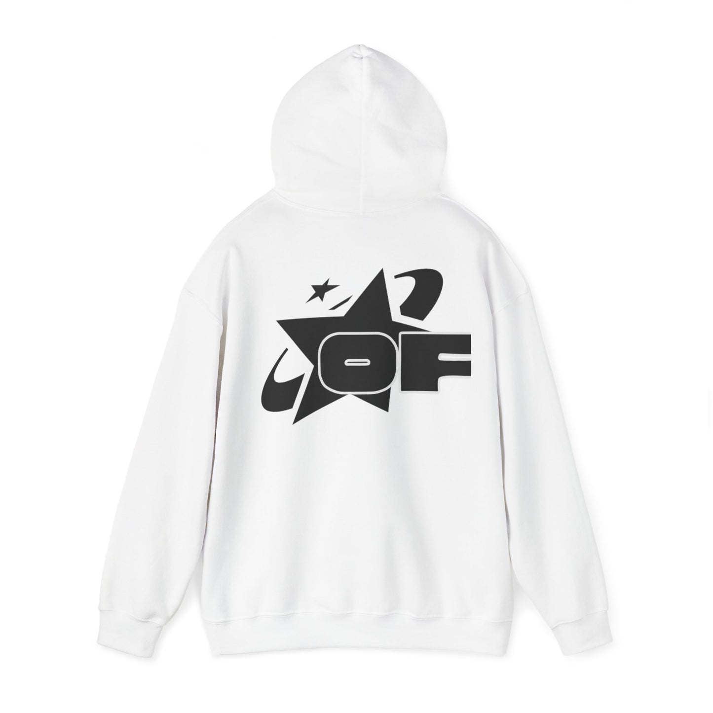 Obscurity Fabrics - OF star hoodie (white/grey)