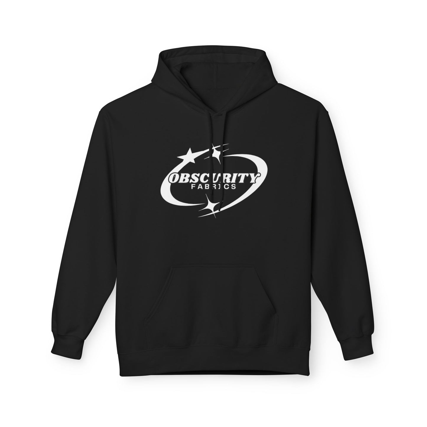 Black Unisex Obscurity Fabrics Hoodie